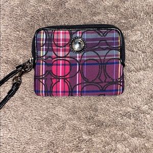 Coach card holder/ wristlet